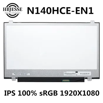 Orijinal test iyi Tam Model N140HCE-EN1 Rev C2 LCD Ekran Paneli Matrix Lenovo Thinkpad IPS 100 % sRGB 30pin Mat  5