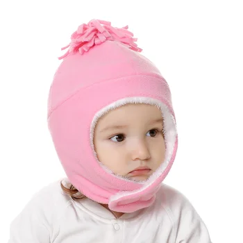 3 Boyutları için 0-10 Yıl Çocuk Kış Sıcak Şapka Lei Feng Şapka Polar Earmuffs Kap Erkek Kız Çocuklar için Skullies Beanies Bonnets  5