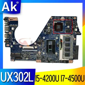 UX302 Laptop Anakart ASUS için UX302LG UX302L UX302LA Orijinal Anakart 4GB I5-4200U I7-4500U GT730M-2G UMA %100 % Test TAMAM  10