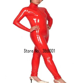 Marka Yetişkin Cosplay Cadılar Bayramı Kostümleri kırmızı seksi giyim PVC Faux deri Oyunu eğlenceli ıç çamaşırı kadın erkek için  2