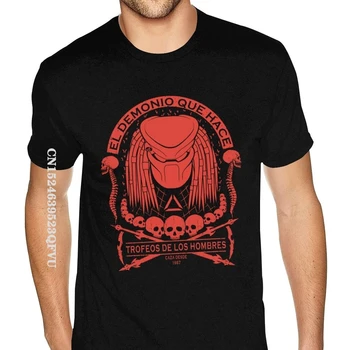 Alien Avcısı Predator Büyük Boy Anime Tshirt Erkekler Tshirt Büyük Boy Erkekler 2022 Yaz Tee Gömlek Marka Erkek T Shirt Pamuk Tees  10