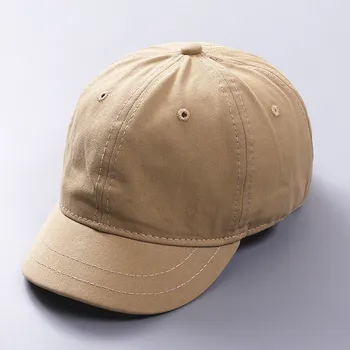 Yüksek Kaliteli Unisex %100 % Pamuk Açık Kısa Ağız beyzbol şapkası Snapback Moda spor şapkaları Erkekler ve Kadınlar İçin Kap  3