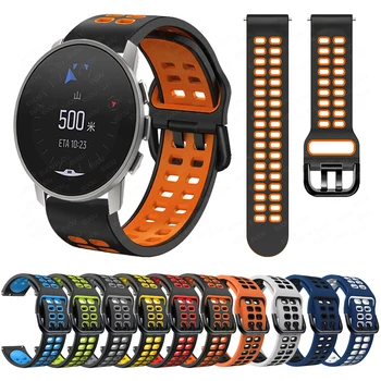 Spor Silikon Bant SUUNTO 9 TEPE akıllı saat Aksesuarları Kayış Bilezik Yedek Watchband 22mm Hızlı bırakma Bileklik  5
