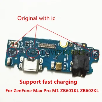 1x Orijinal USB şarj yuvası şarj Bağlayıcı Flex asus için kablo Zenfone Max Pro M1 ZB601KL ZB602KL  10