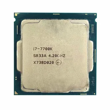 I7-7700K CPU Intel Core işlemci için 8M 91W LGA 1151 I7 7700K 4.2 GHz Dört Çekirdekli İŞLEMCİ  10