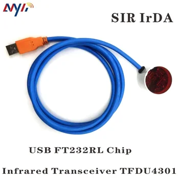 USB IrDA Kızılötesi alıcı FT232 Optik Prob SIR kadar 115.2 kbit/s IrPhy 1.0 TFDU4301 Kızılötesi Okuma  6