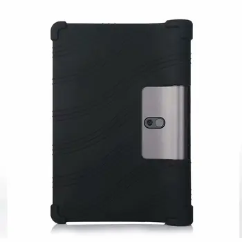 Darbeye dayanıklı silikon kılıf İçin Lenovo Yoga Tab 5 YT-X705 10.1 İnç Tablet arka kapak İçin Lenovo Yoga Akıllı Tab5 Yumuşak Kabuk + Kalem  5