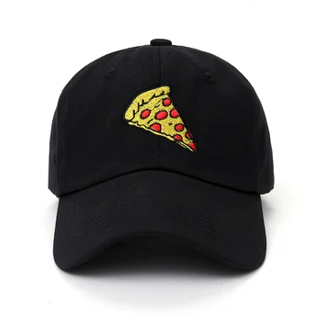 2017 yeni pizza nakış beyzbol şapkası şoför şapkası Kadın Erkek Unisex Ayarlanabilir Boyutu geniş şapka şapkalar  5