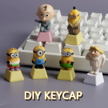 Kişiselleştirilmiş Karikatür Anime Keycaps Kiraz Mx Anahtarı için Çapraz Eksen Mekanik Klavye Oyun Dekorasyon R4 ESC Hediye Özel Klavye Tuş Takımı  3