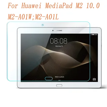 Ultra Ince HD patlamaya dayanıklı Temperli Cam Huawei MediaPad M2 10.0 Ekran Koruyucu ıçin Huawei MediaPad M2 10.0 Cam 9 H  5