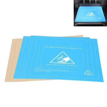 RAMPALARI 3D Yazıcı Baskı Yatak Bandı Kare Heatbed Sticker Sıcak Yatak Yapı Plakası Bant Yüzey Esnek Levha Ender 3 220mm  2