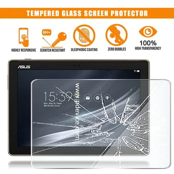 Asus ZenPad 10 Z301ML Z301MFL Tablet Temperli Cam Ekran Koruyucu Çizilmeye Dayanıklı Anti-parmak izi HD Şeffaf Film Kapak  0