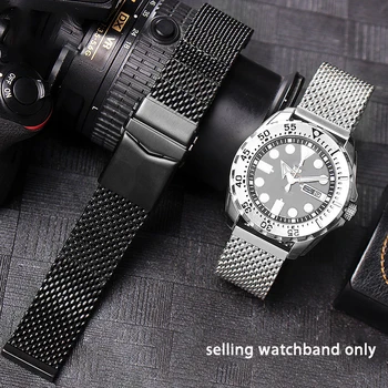 Kalınlaşmış rafine çelik watchband Breitling Seiko No. 5 VATANDAŞ gökyüzü Kartal IWC Saat Zinciri 22mm erkek saati kayış  10