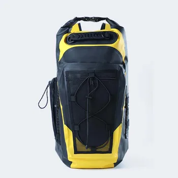 30L Su Geçirmez Sırt çantası Süper Kuru çanta Yumuşak Arka Yan Cep Naylon Kayış Yüzme Nehir trekking Kamp Açık  10