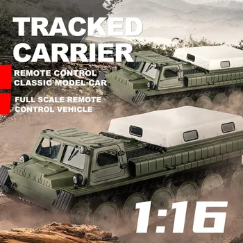 Newes 1: 16 RC oyuncak tank 2.4 G 4WD Büyük Paletli paletli Askeri Savaş Uzaktan Kumanda Oyuncak oyuncak arabalar Hediyeler Çocuk Erkek  10
