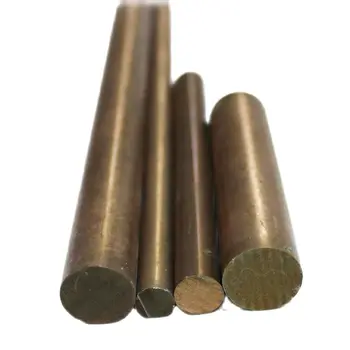 Berilyum Bronz Çubuklar Çubuklar C17200 Alaşım 5mm 6mm 8mm 10mm 12mm 14mm 15mm 16mm 18mm 20mm 25mm 30mm  5