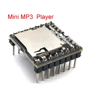 DFPlayer Mini MP3 Çalar Modülü MP3 Ses Decode Kurulu Destekleyen TF Kart U-disk IO / Seri Port / AD Arduino Diy Kiti için  10