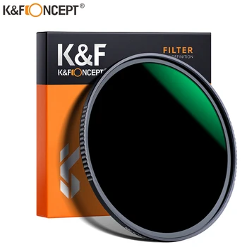 K & F Konsept ND1000 Filtre Kamera Lens Çok Dayanıklı Nano Kaplama Filtre Yoğunluğu 49mm 52mm 58mm 62mm 67mm 72mm 77mm 86mm 95mm  1