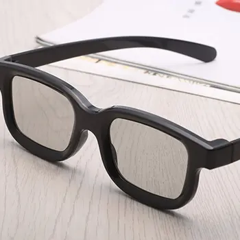 Evrensel Unisex ABS Çerçeve 3D Film Gözlük Stereo Değil Flaş İçin 3D TV Sinemalar 3D Film Gözlük  5