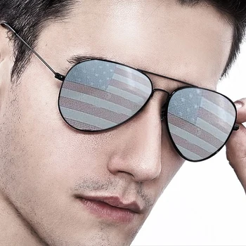 Güneş gözlüğü bağımsızlık günü gözlük klasik ABD bayrağı güneş gözlüğü parti Prop güneş gözlüğü erkekler için  10