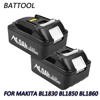 BL1860 4.0 Ah Lityum iyon Şarj Edilebilir Yedek Makita 18V için BatteryBL1860 BL1850 BL1830 LXT400 Akülü Matkaplar  5
