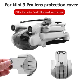 Lens Kapağı DJI Mini 3 Pro Güneşlik Koruyucu Kapak Lens Hood parlama Önleyici Gimbal Kamera Koruma Sahne sabitleyici Aksesuarları  5