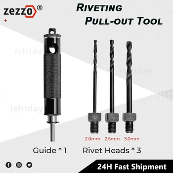 Zezzo ® Otomatik Perçinleme Araçları Set Matkap Alüminyum Perçin Somun Perçin Elektrikli Perçin Tabancası Perçinleme Adaptörü Araçları Aksesuarları  5