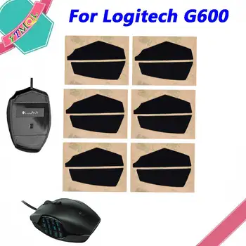 Sıcak satış 1-10 takım Mouse Ayaklar Paten Pedleri Logitech G600 kablosuz Fare Beyaz Siyah Anti patinaj sticker değiştirme  5