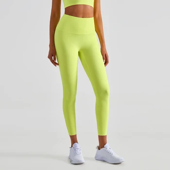 Wyplose Kadın Spor Pantolon Yoga Tayt Atletik Spor Koşu Çıplak Yumuşak Yüksek Bel Hafif Nefes Spor Yüksek Elastikiyet  10