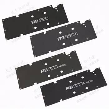 Yeni Orijinal R9 290 290X390 390X Grafik kartı arka panel alüminyum metal montaj vidaları ile  10