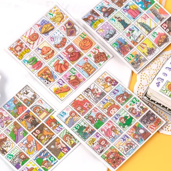 6 adet / paket Peri masalı kasaba serisi Dergisi Dekoratif Çıkartmalar Scrapbooking Sopa Etiket Günlüğü Kırtasiye Albümü Kız kek Çıkartmalar  5