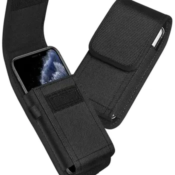 Taktik cep telefonu Kılıfı Kılıf ile Ücretsiz D Toka Protable Cüzdan Kart Bel Paketi Açık Spor EDC Naylon Taşıma çantası  5
