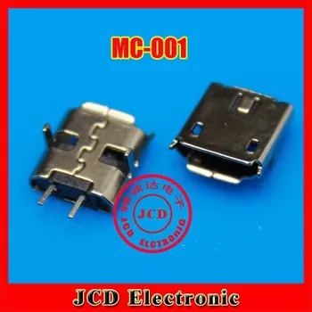 Mikro usb 2P dişi fiş Mike 2PİN V8 Android telefon fişi iki pinli şarj portu 2-pin Mini mikro usb Konektörü Jakı, MC-001  10