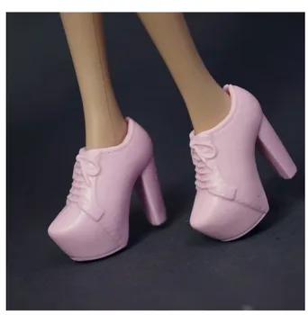 Farklı stilleri seçmek için Rahat düz Yüksek topuklu bebek ayakkabı botları barbie bebek Moda Sevimli Yeni BBI00751  5