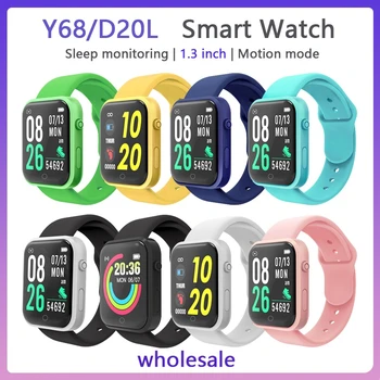 D20L D60 smartwatch Spor akıllı saat erkekler Koymak Fotoğraf Uyku Spor Mesaj Hatırlatma 1.44 inç dial ıwo PK Y88 Y78 D30 d20s  10