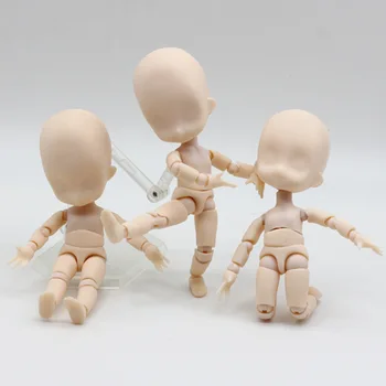15cm BJD Bebek Bebek 1/12 Oyuncaklar Hareketli Mini aksiyon figürü oyuncakları OB11 küresel mafsal Vücut Standı ile  5