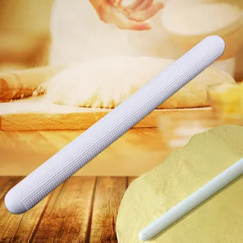 37 CM yapışmaz Plastik Pasta Oklava ve Hamur Sarıcı Aracı Kek Dekorasyon Rulo Pişirme Aksesuarları  4