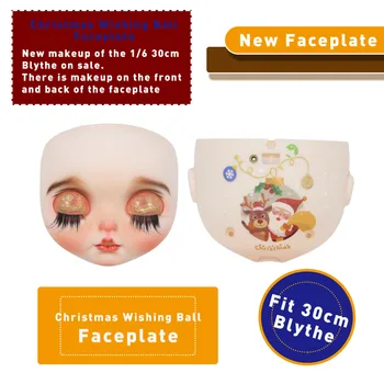 1/6 Blythe doll yüz el işaretleme faceplate, vida, güzel kalmak kordon, 1/6 30 cm Blythe Doll için  10