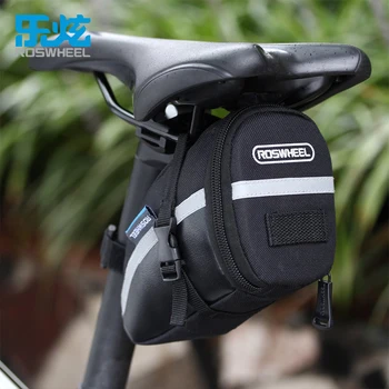 ROSWHEEL HİÇBİR LOGO Taşınabilir Su Geçirmez Bisiklet bisiklet selesi Kılıfı Bisiklet Kuyruk Arka Pannier Bisiklet Eyer Çantası Alet çantası saklama çantası  10