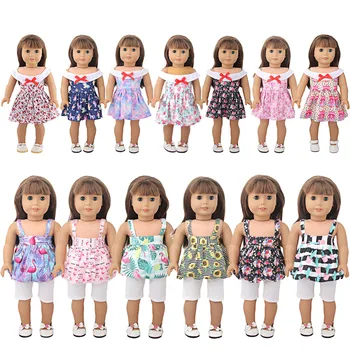 16 Stil Seçin Kapalı Omuz Etek, Etek + Pantolon Elbise Takım Elbise Fit 18 İnç Amerikan Kız oyuncak bebek giysileri ve Aksesuarları, Kız Oyuncak  4