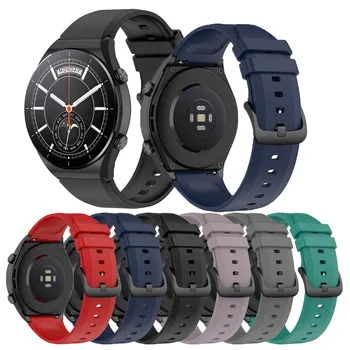 22MM Silikon kayış watchband Xiaomi izle S1 Amazfit GTR 2 47mm Bileklik Hualaya Amazfit 2S correa akıllı izle Bilezik  5
