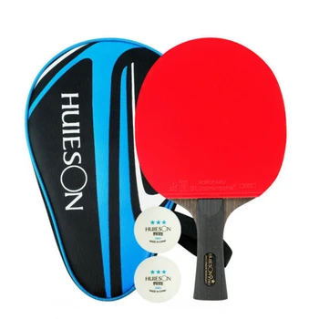 9 Yıldız Masa Tenisi Raketleri Çift Yüz Kauçuk Hafif Güçlü Meslek Eğitim Ping Pong Yarasalar Çanta ile  10
