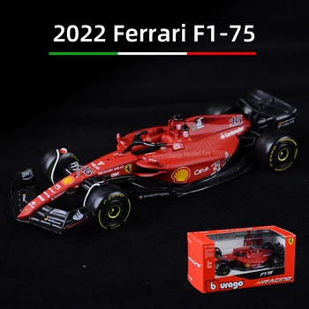 Bburago 1: 43 Ferrari 2022 F1-75 SF21 #16 RB18 RedBull F1 Formülü Araba Döküm Araçları Koleksiyon Model yarış oyuncakları  5