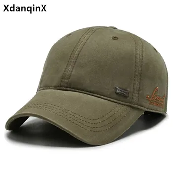XdanqinX yetişkin erkek beyzbol şapkası pamuk spor kapaklar erkekler ıçin snapback kap ayarlanabilir boyutu rahat marka kap erkek kemik balıkçılık şapkası  5