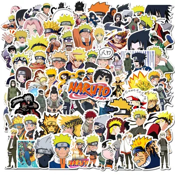 10/50/100 adet Japonya Anime Karikatür Naruto Sticker su geçirmez etiket Bagaj Kaykay Gitar Dizüstü Çıkartmalar Çocuk Oyuncakları  10