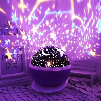 Yıldız Projektör Gece Lambası Çocuk oyuncak ışıkları Çocuklar karanlıkta parlayan Yıldız Ay Çocuklar için Uygun Uyku Sessizce Çocuk doğum günü hediyesi  3