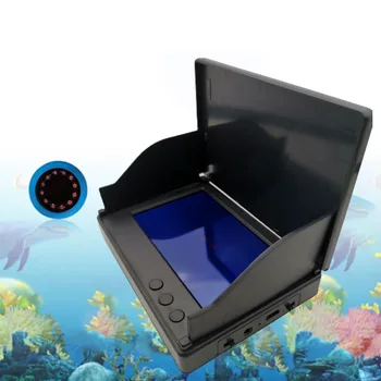 Balık Bulucu Sualtı Balıkçılık Kamera İle Su Geçirmez LCD 4.3 İnç Ekran Gece Görüş Kamera 1000cd Buz / Deniz Balıkçılığı  4