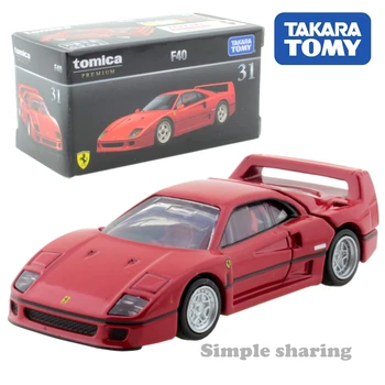 Takara Tomy Tomica Premium 31 Ferrari F40 1/62 Araba Alaşım Oyuncaklar Motorlu taşıt Diecast Metal Model  5