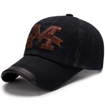 Snapback Kap Yıkanmış Şapka erkek Eğlence Eski beyzbol şapkası Açık Nakış Güneşlik Şapka baba şapkası Erkekler için  4