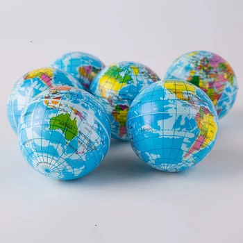 Yaratıcı Dünya Haritası Köpük Topu Planet Earth Yumuşacık Oyuncak Yavaş Yükselen Yumuşak Stres Giderici Antistres Yenilik Gag Oyuncak Komik Hediye Dekor  5